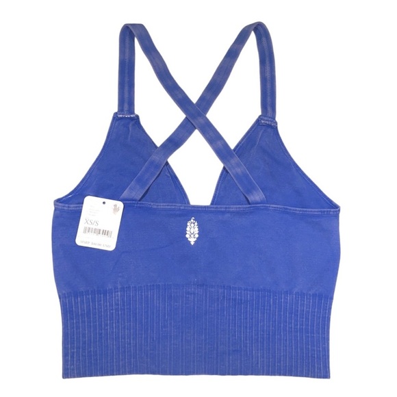 New FP Movement by Free People Women's Good Karma Crop Top African Violet - Picture 14 of 16